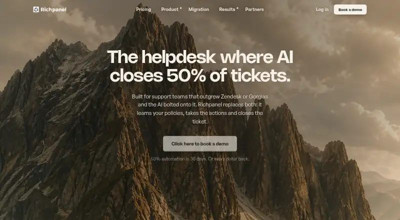 Richpanel's own site