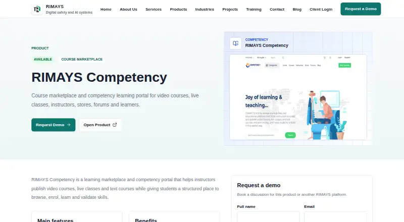 RIMAYS Competency's own site