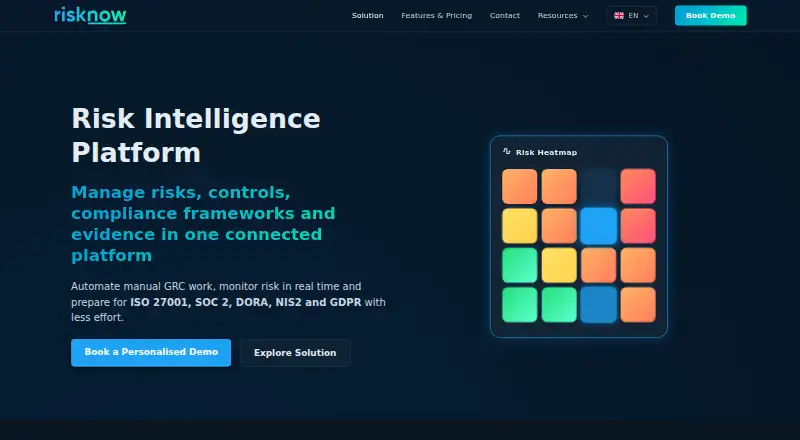 RiskNow's own site