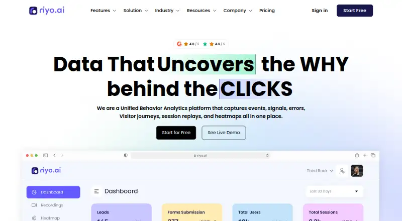 riyo.ai's own site