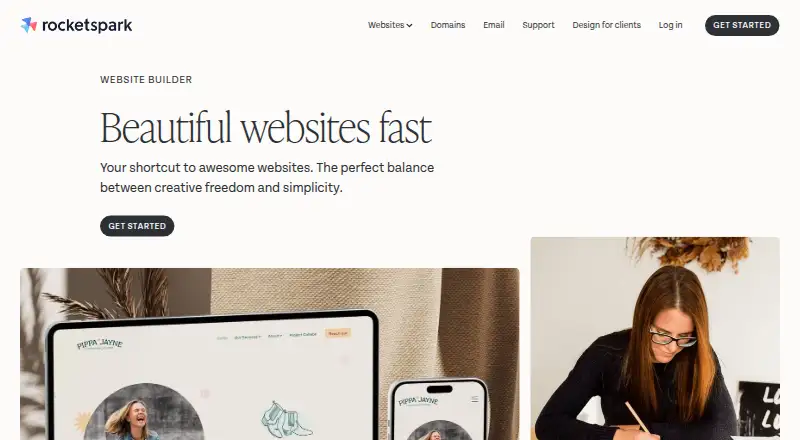 Rocketspark's own site