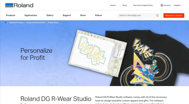 R-Wear Studio's own site