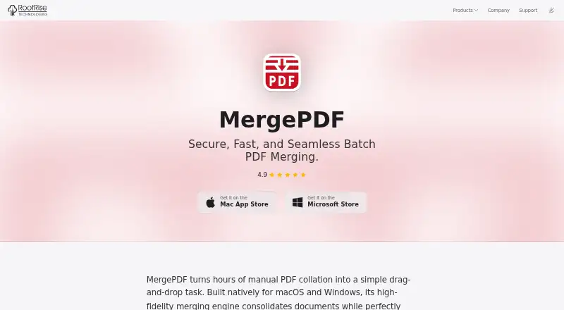 MergePDF's own site