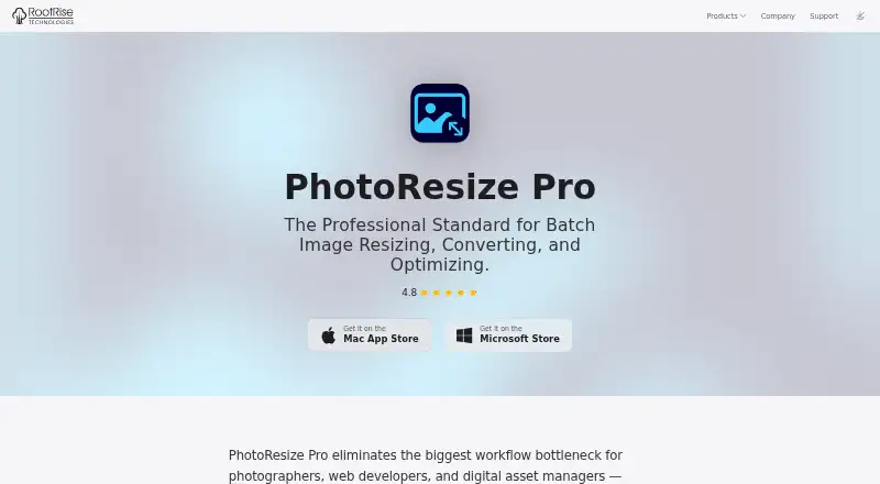 PhotoResize Pro's own site