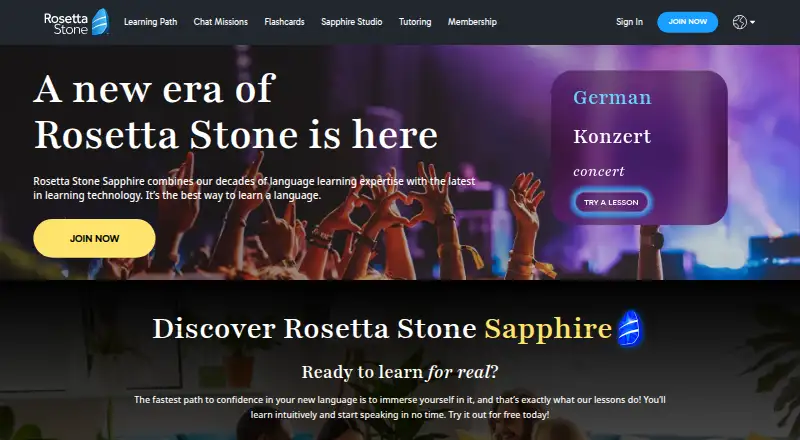 Rosetta Stone's own site