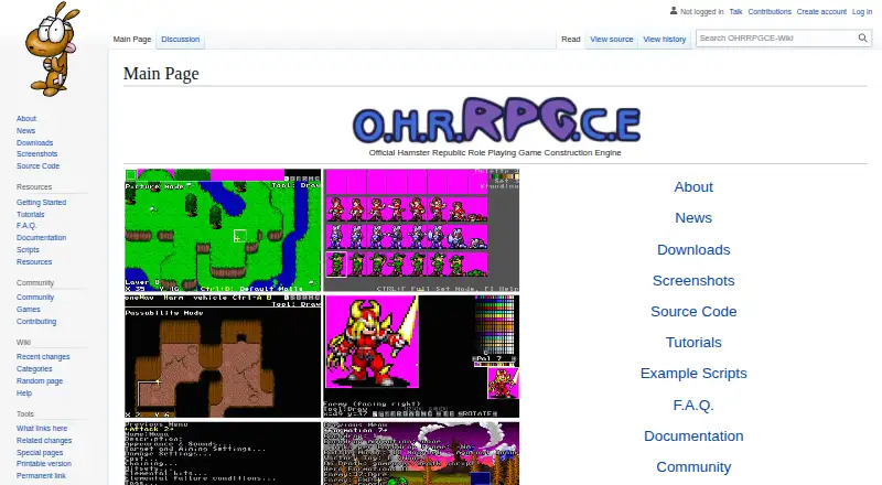 OHRRPGCE's own site