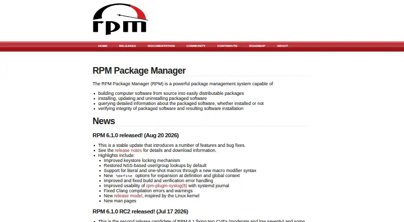RPM's own site