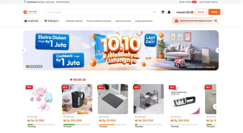 ruparupa's own site