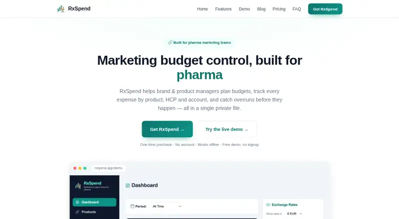 RxSpend's own site