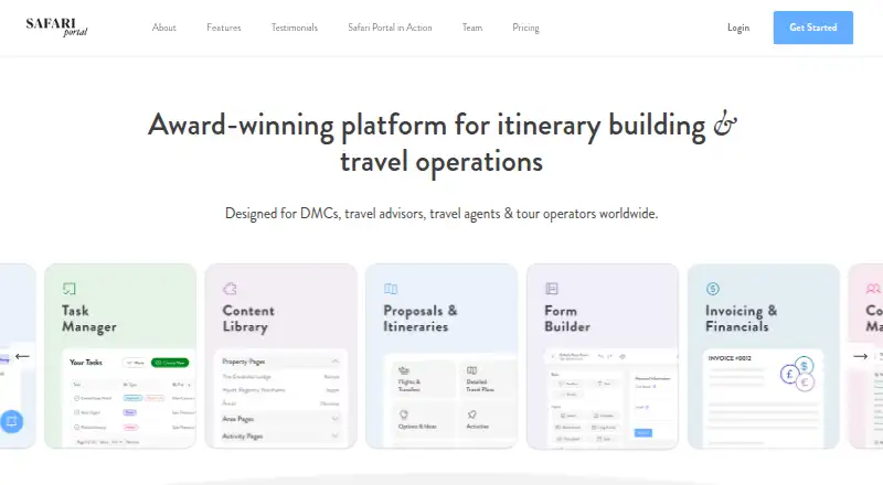 Safari Portal's own site