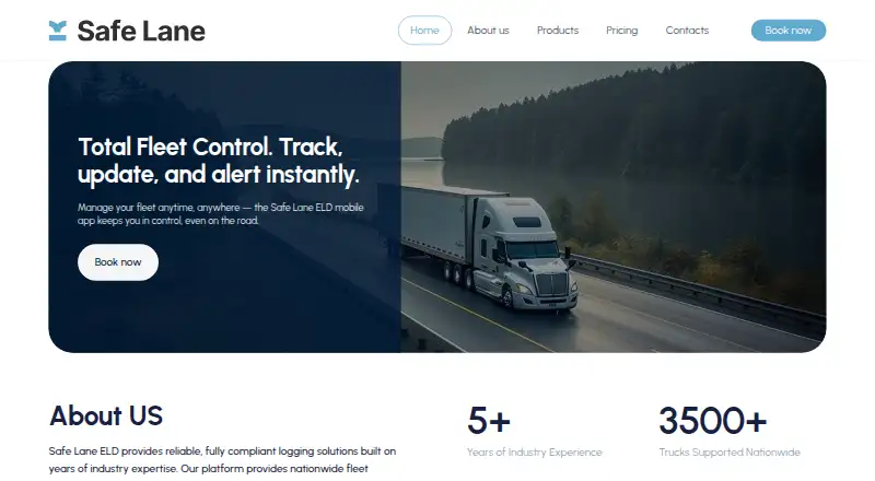 Safe Lane ELD's own site