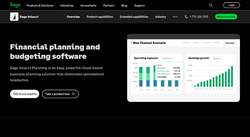 Sage Intacct Planning's own site