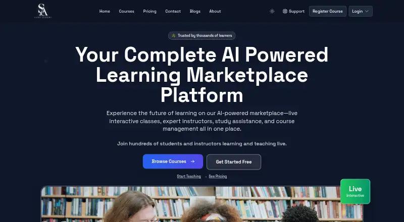 Sageo Academy's own site