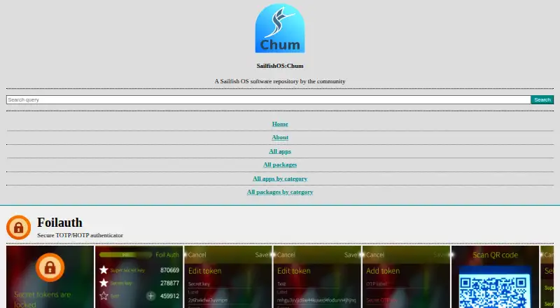 Foilauth's own site