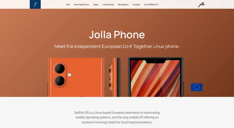 Sailfish OS's own site