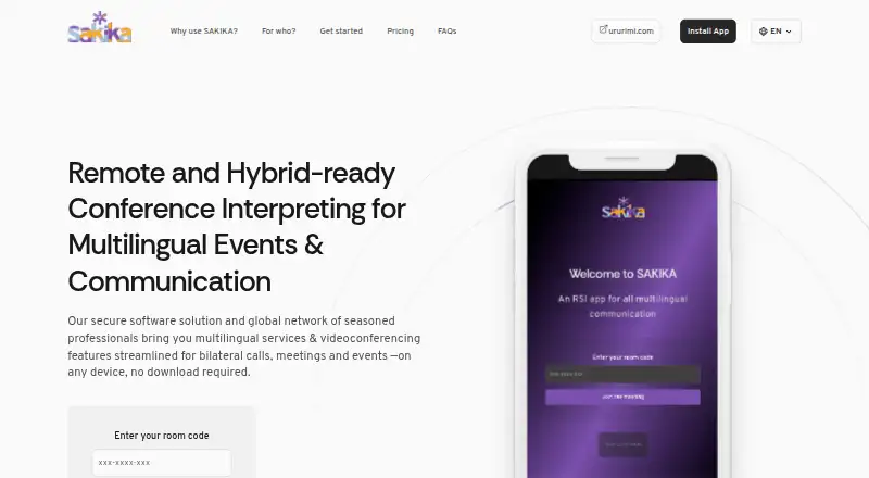 SAKIKA's own site
