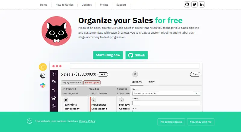 Meow's own site