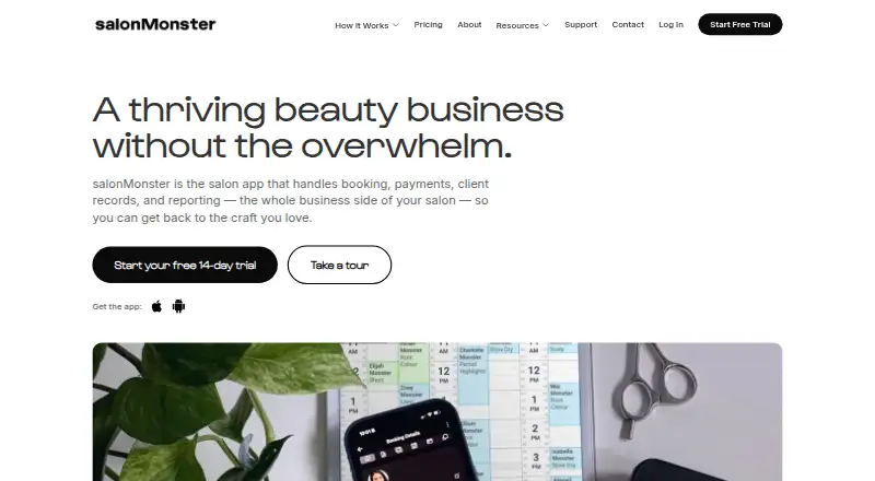 salonMonster's own site