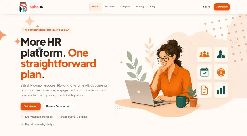 SalsaHR's own site