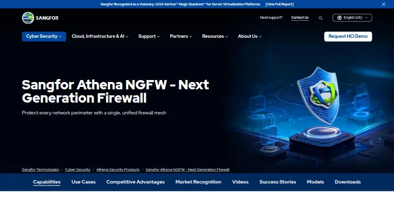 Sangfor Athena NGFW's own site