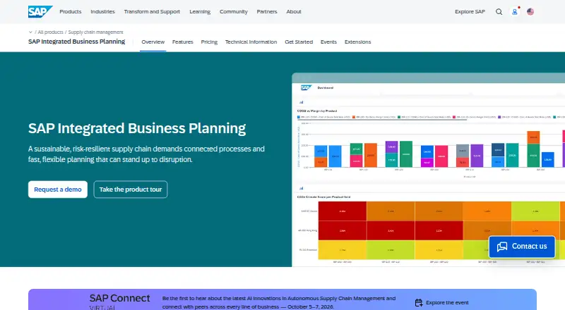 SAP Integrated Business Planning's own site