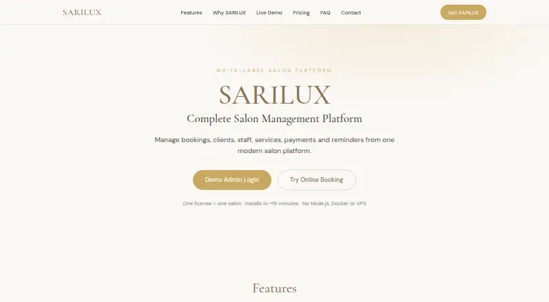 SARILUX's own site