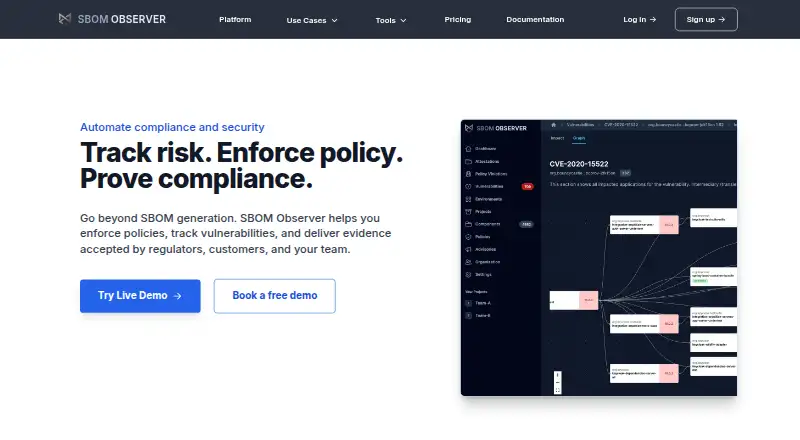 SBOM Observer's own site