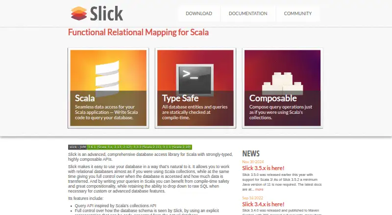 Slick's own site