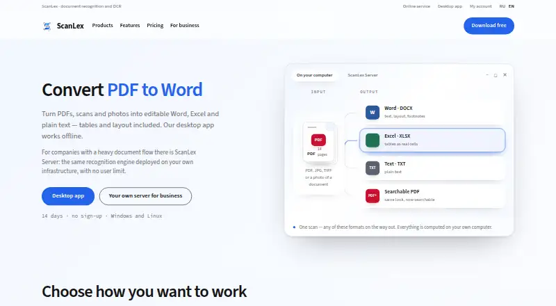 ScanLex's own site
