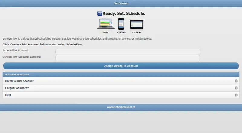 ScheduFlow's own site