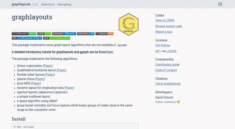 graphlayouts's own site