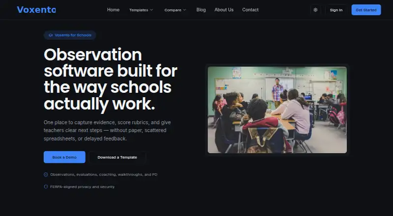Voxento's own site