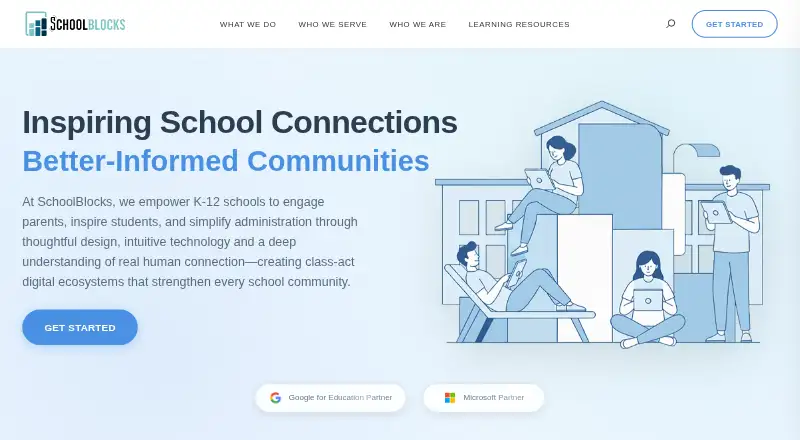 SchoolBlocks's own site