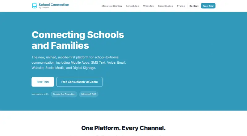 School Connection's own site