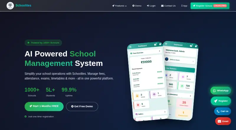 Schoolites Admissions's own site