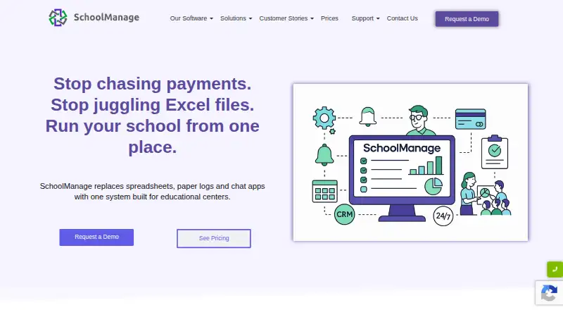 SchoolManage's own site