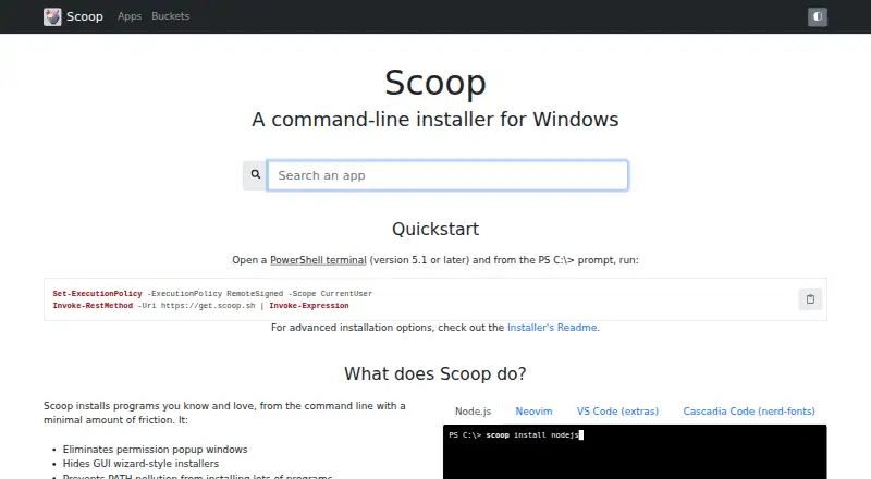 Scoop's own site