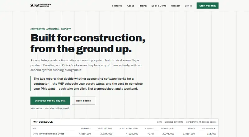SCPM Construction Accounting's own site
