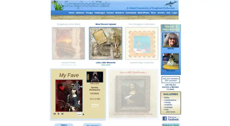 Scrapbook Flair's own site
