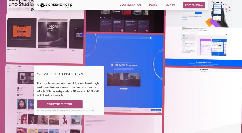 ScreenshotsCloud's own site