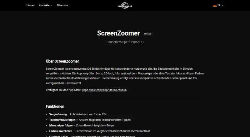 ScreenZoomer's own site