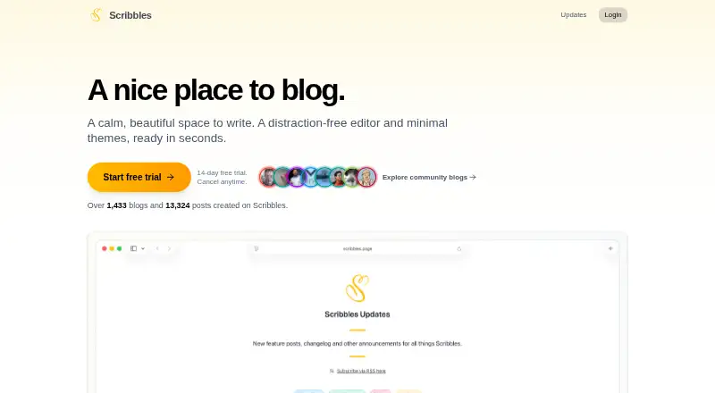 Scribbles's own site