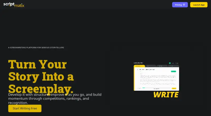 Scriptmatix's own site