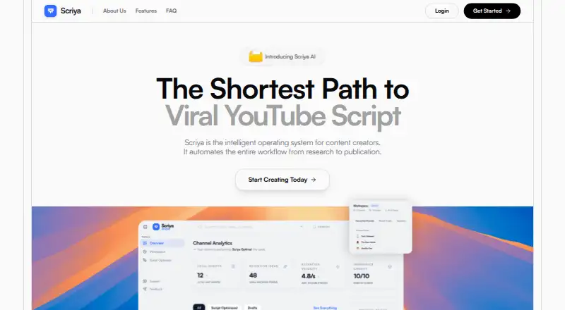 Scriya's own site