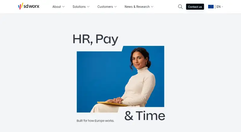 SD Worx HR's own site