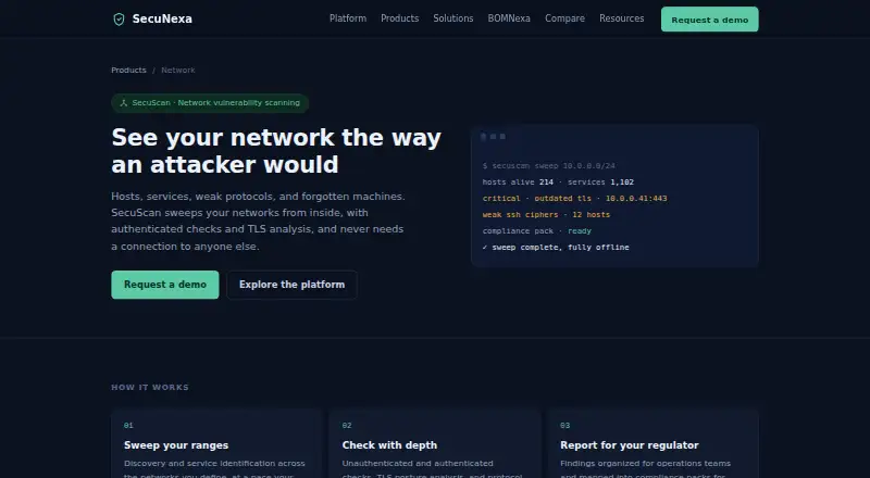 SecuScan's own site