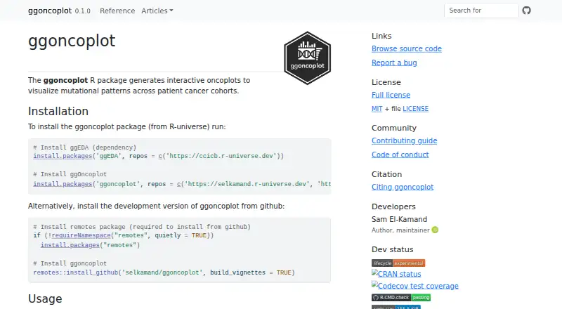 ggoncoplot's own site