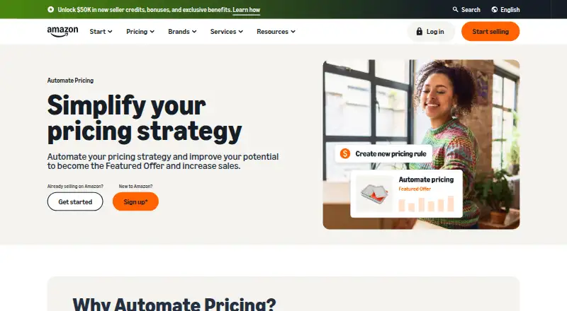 Amazon Automate Pricing's own site