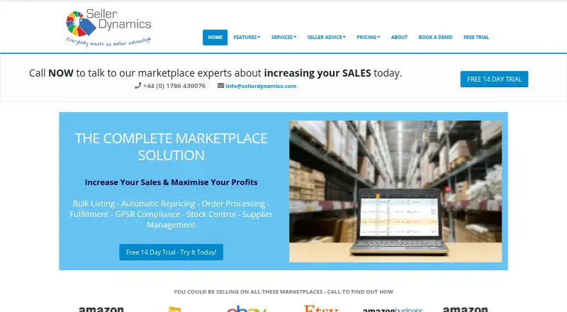 Seller Dynamics's own site