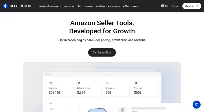 SELLERLOGIC Repricer's own site